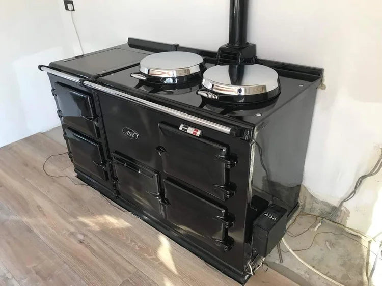 black refurbished aga