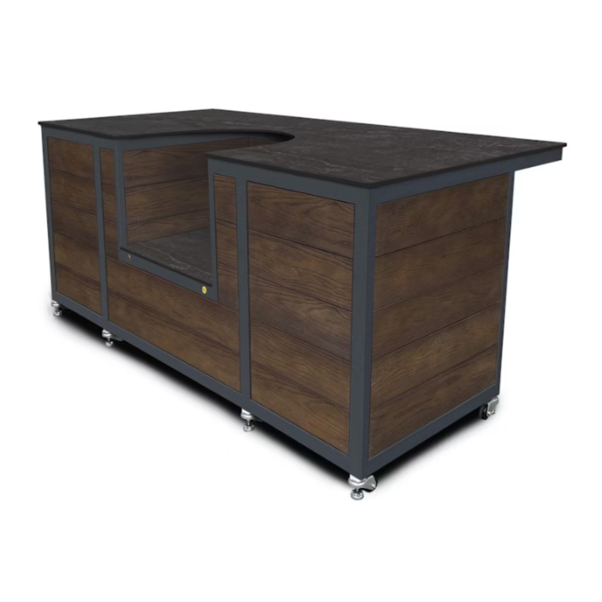 outdoor kitchen island antique oak