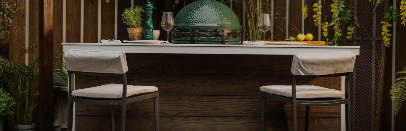 big green egg outdoor kitchen island