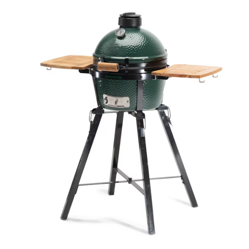 big green egg bbq shelves