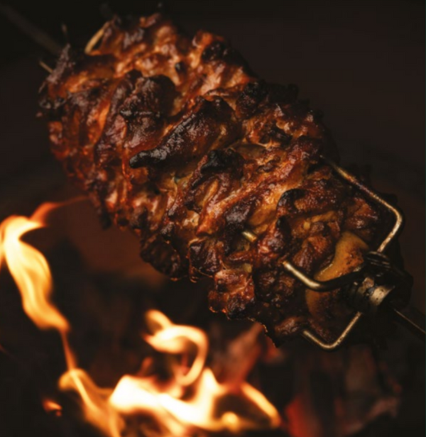 big green egg rotisserie bbq