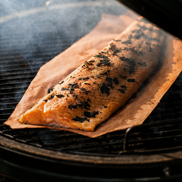 big green egg smoked fish bbq