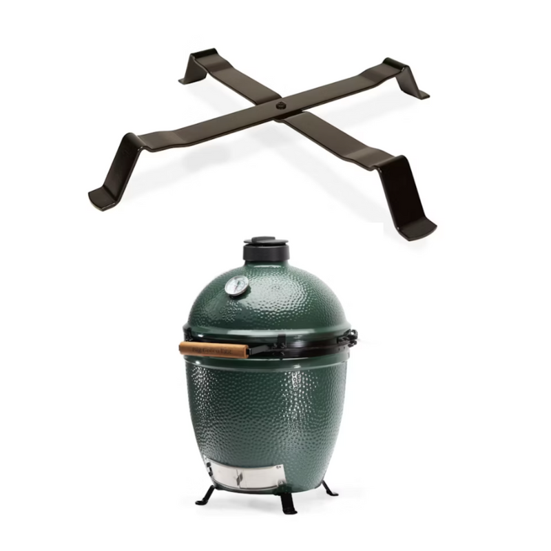 big green egg bbq table nest