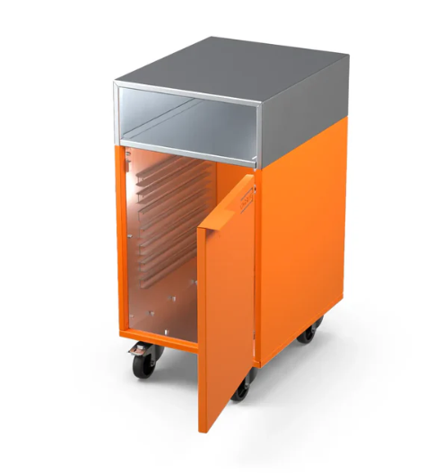 charlie outdoor accessory cabinet saffron