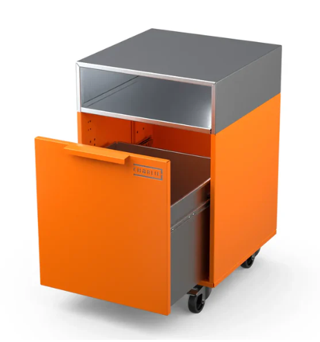 charlie outdoor kitchen drawer cabinet saffron