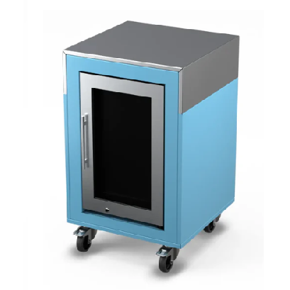 charlie outdoor fridge blue
