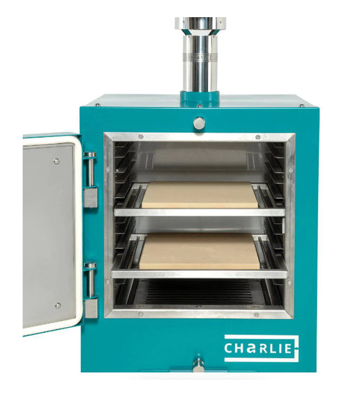 charlie outdoor oven with pizza stones