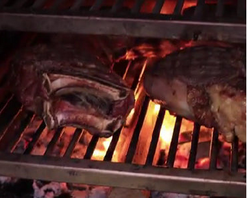 charlie charcoal oven grilled steaks