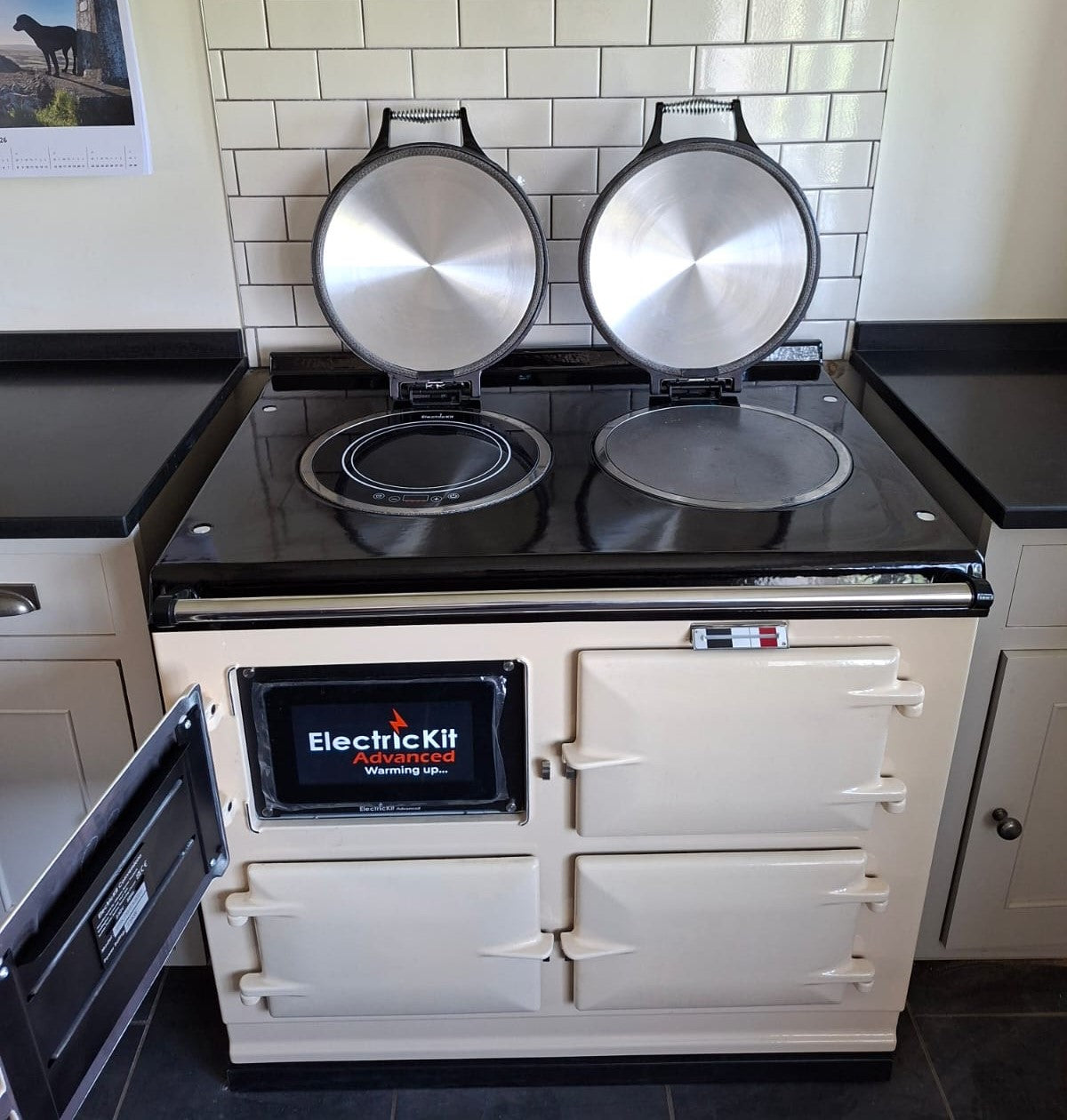 cream electrickit advanced hob