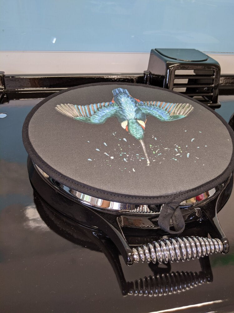 diving black kingfisher hob cover