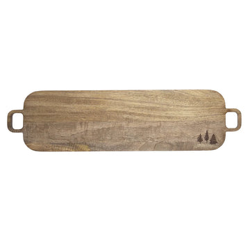 Mango Wood Serving Board - Winter Forest | Dexam