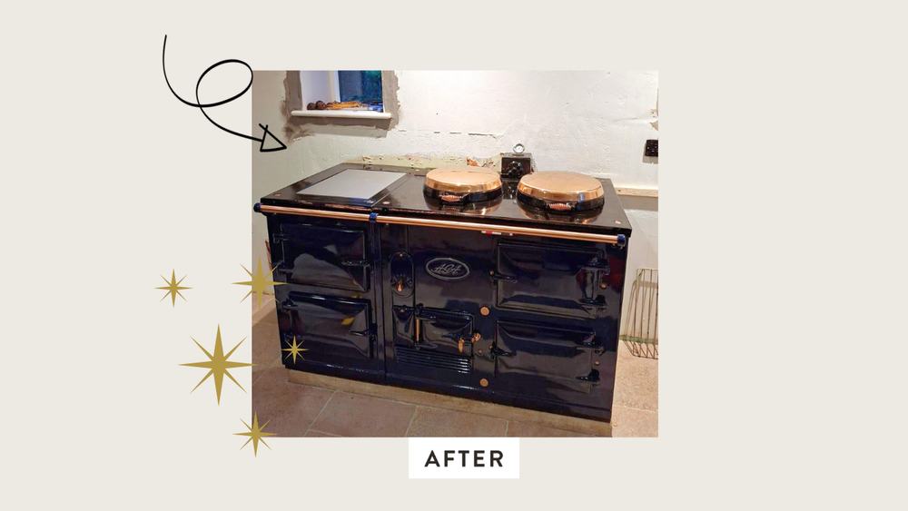blue aga refurbishment
