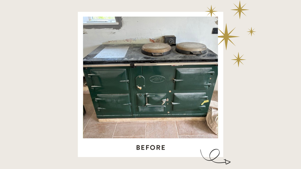 green aga before refurb