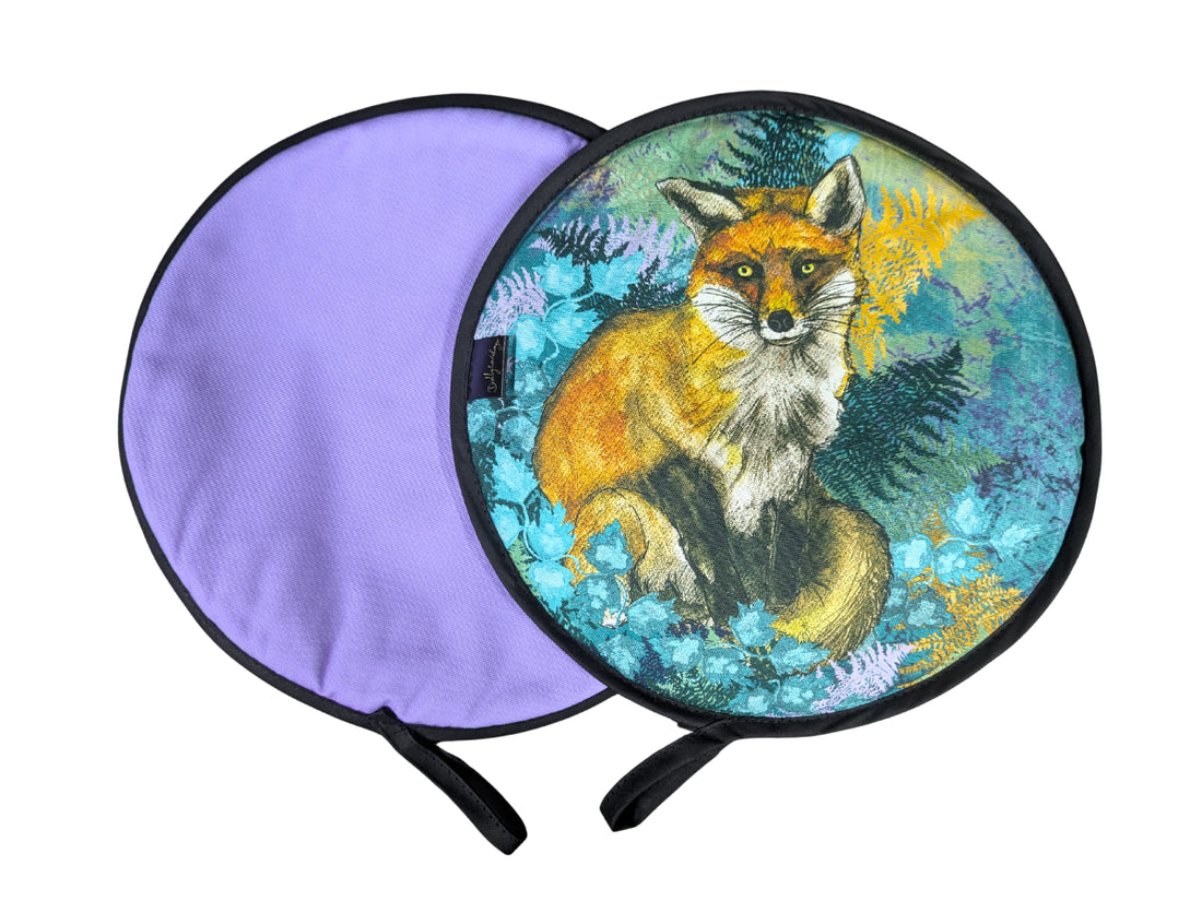 aga blue hob cover fox