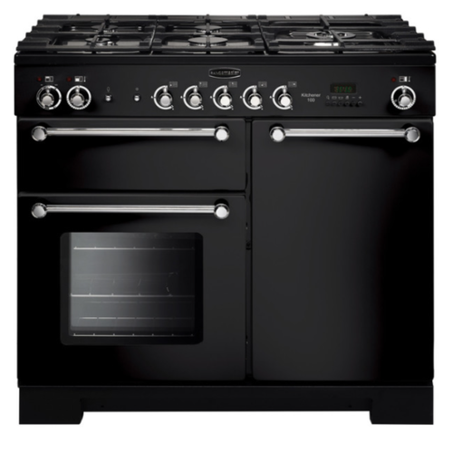 rangemaster kitchener black cooker