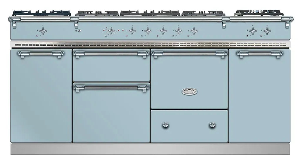 lacanche avalon delft blue range cooker