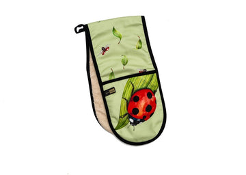 green ladybird oven glove