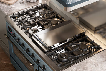 ilve majestic range cooker gas hob
