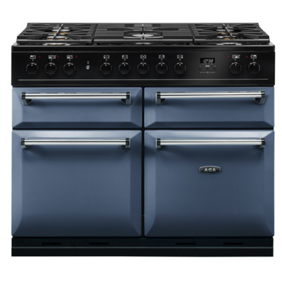 aga conventional masterchef cooker in dartmouth blue