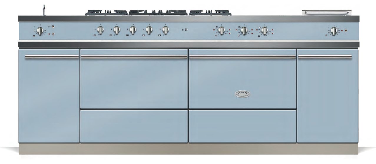 lacanche modern blue vezelay range cooker