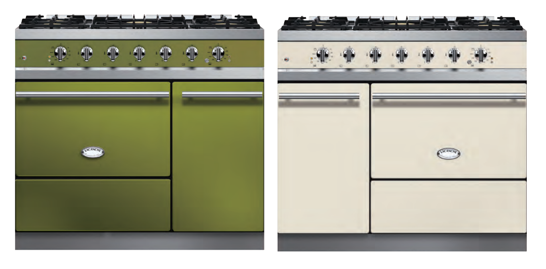 lacanche modern vougeot and volnay range cookers