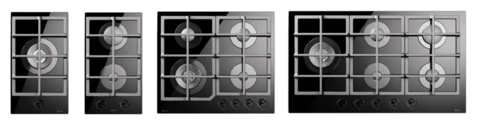 ilve nero gas hobs