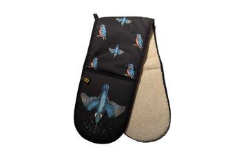 Oven Glove - Kingfisher (Black)