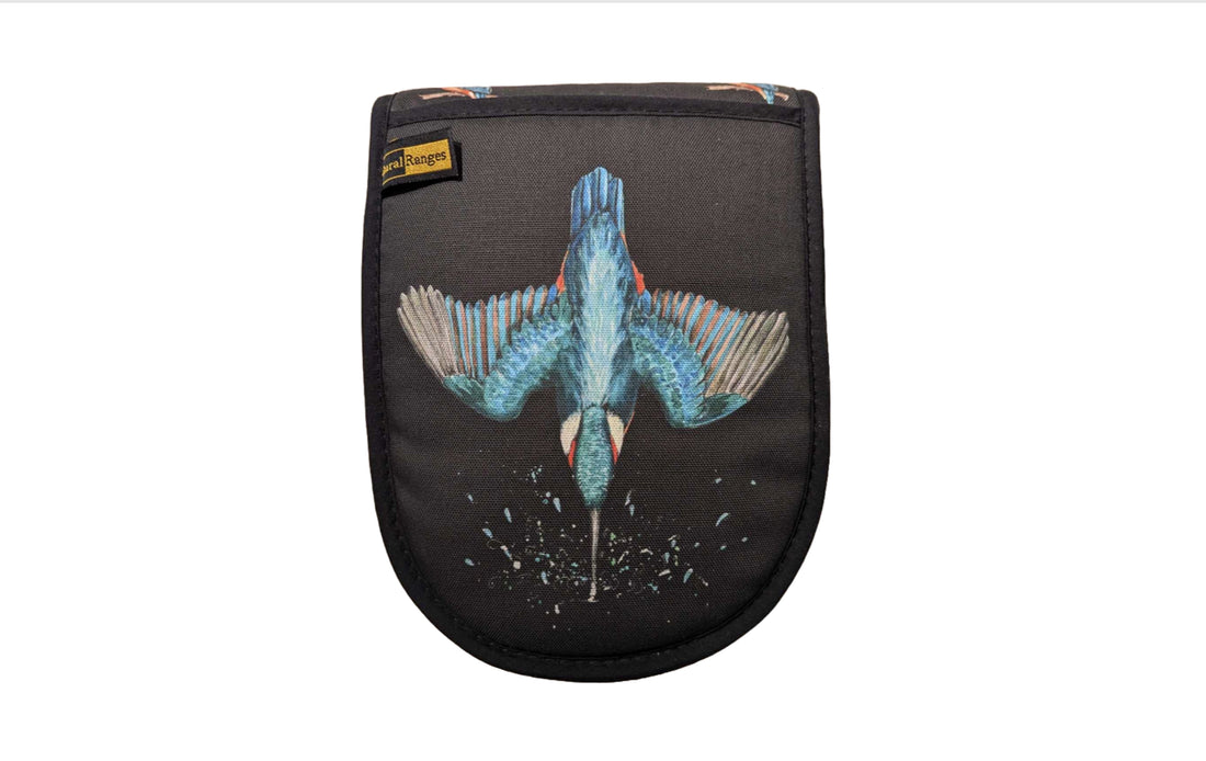 Oven Glove - Kingfisher (Black)