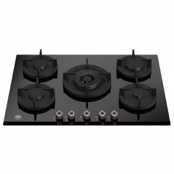 bertazzoni professional 75cm gas hob on glass