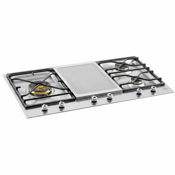 bertazzoni professional gas hob and griddle