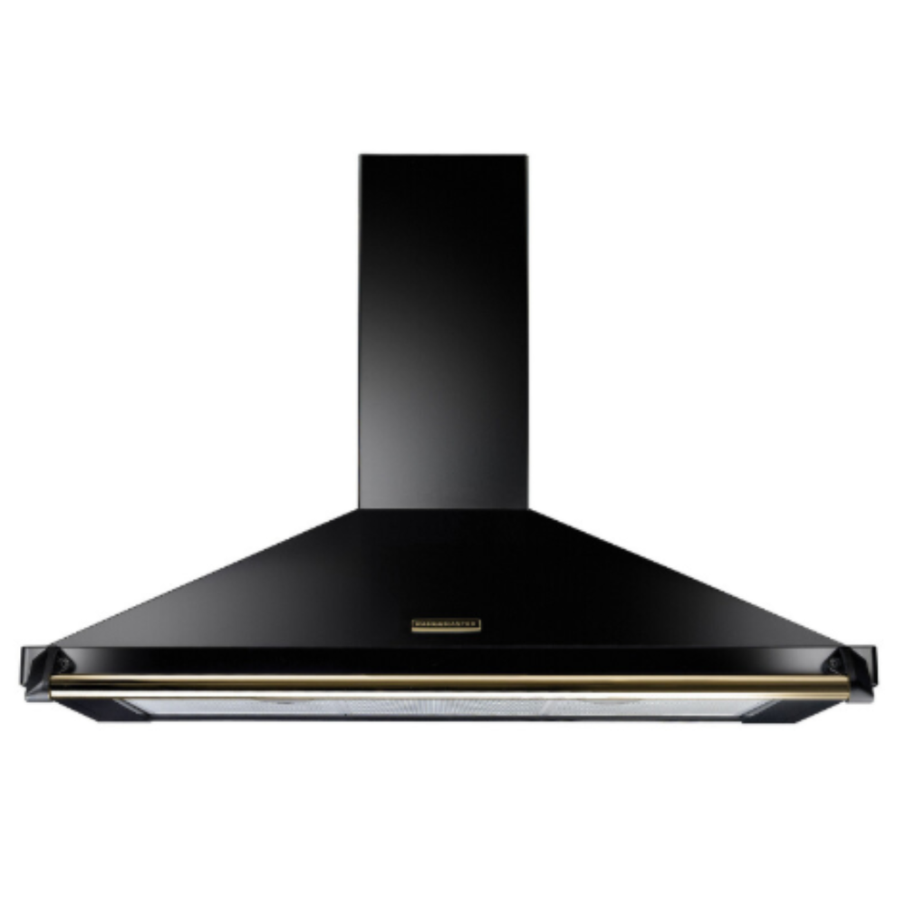 rangemaster black classic chimney cooker hood