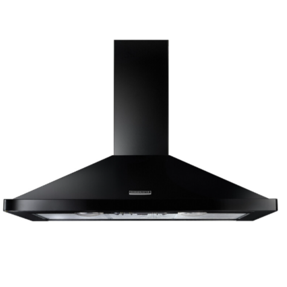 rangemaster black chimney cooker hood