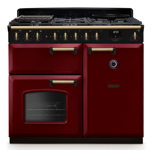 rangemaster bordeaux red cooker