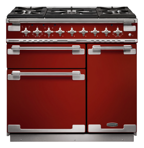 rangemaster cherry red cooker