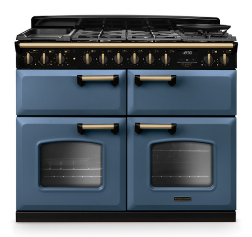 rangemaster classic stone blue cooker