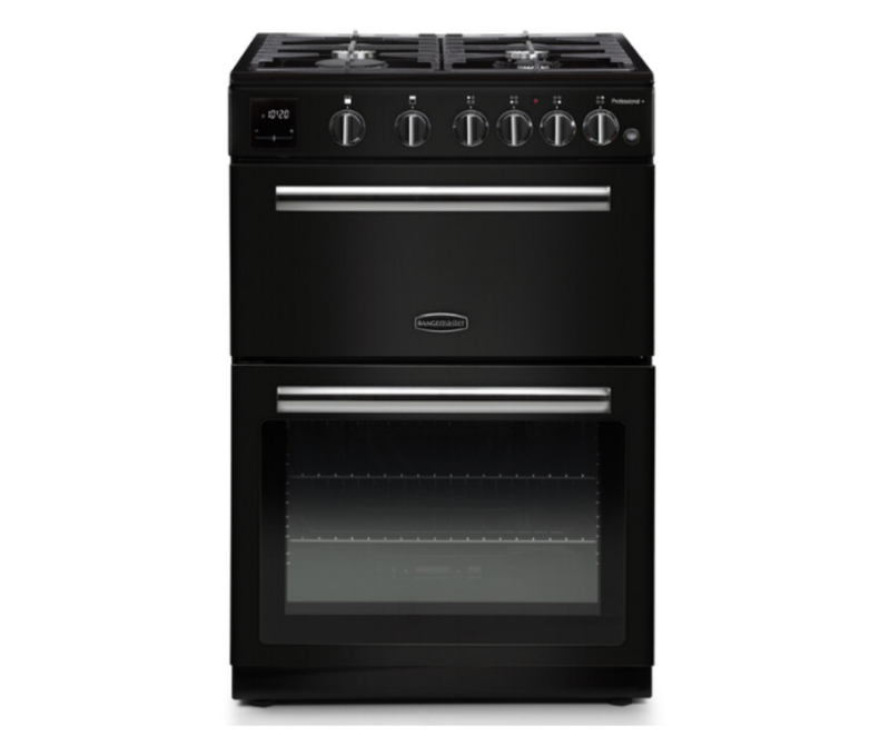 rangemaster professional plus black cooker
