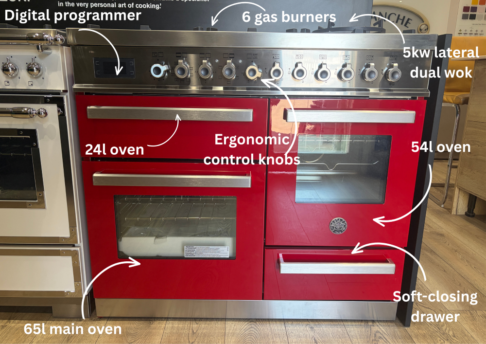 bertazzoni range cooker showroom dorset