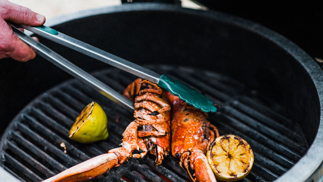 Silicone-Tipped BBQ Tongs 40cm | Big Green Egg