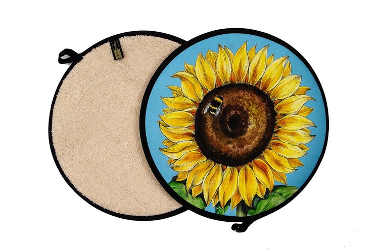 sunflower hob cover