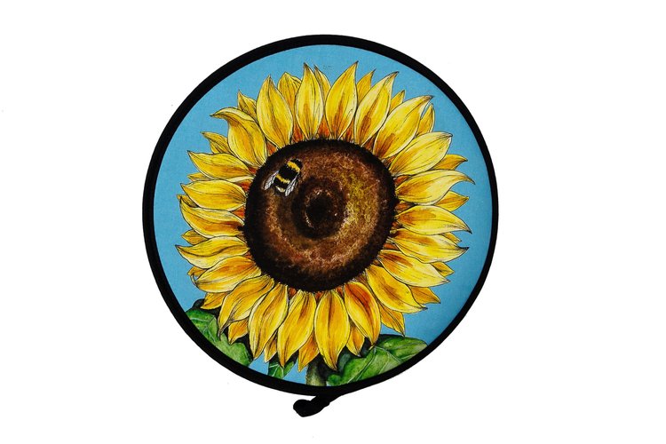 sunflower hob cover