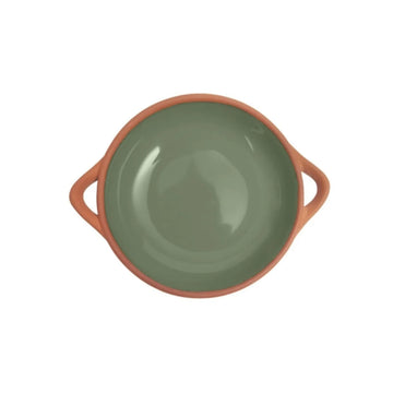 Olive Green Glazed Terracotta Tapas Dish | Dexam Sintra